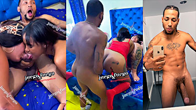 Mami Cash ase trio para sentir el placer k nesesita esa puta