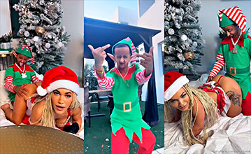 Baby Alien y Tanya Tehanna singando en Navidad🎅