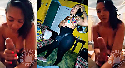 Ese guebo es tuyo mami y ella le da un beso negro😱