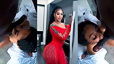 Kayla Otto mamando guebo hasta sacarle toda la leche💋