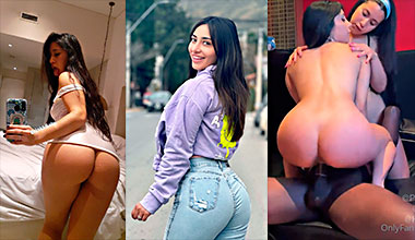 Paola Maldonado en trio con negro de grande guebo 😘