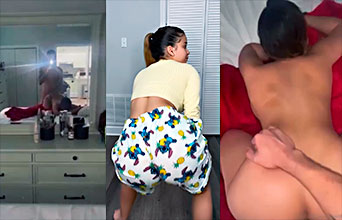 Dominicana Caomi Madalis singando fuerte con su novio