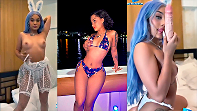 Masha por poner un consolador grueso en su toto rosa