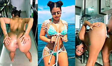 Se abre en 4 y dice que le chupe el culo y luego le unte crema