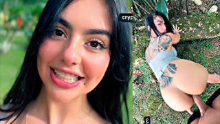 Iris Rodríguez lo folla increíblemente al aire libre