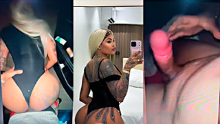 Mami Kim dice: Maldita sea, vas a conseguir mi leche, papá.