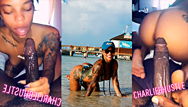 Brittany Robinson singando con  la gran polla de su negro