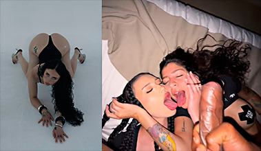 Dos jovencitas contra una polla, tragándola sin piedad.