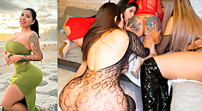 3 putas mexicanas contra una transexual en Halloween