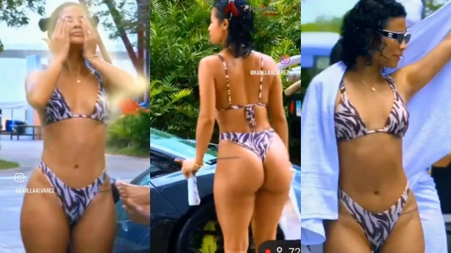 Karla Álvarez retrata su cuerpo en bikini