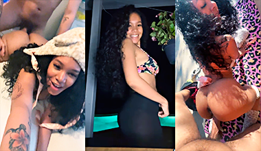 La joven lo invita a tener sexo en su patio trasero